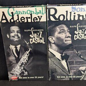 NEW Jazz casual Sonny Rollins & Cannonball Adderley on VHS